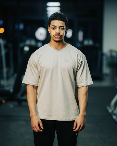 Member Oversize Majica - Krem