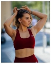 Contour Seamless Top - Crvena